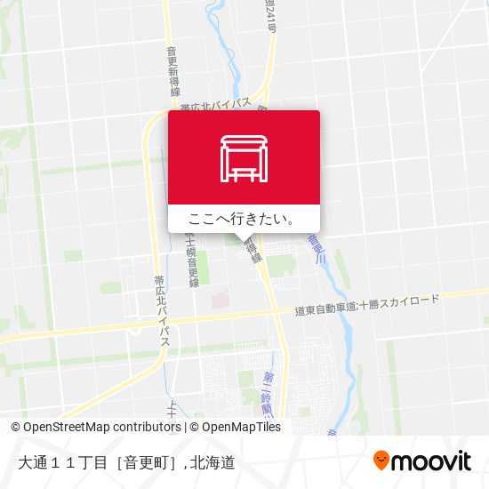 大通１１丁目［音更町］地図