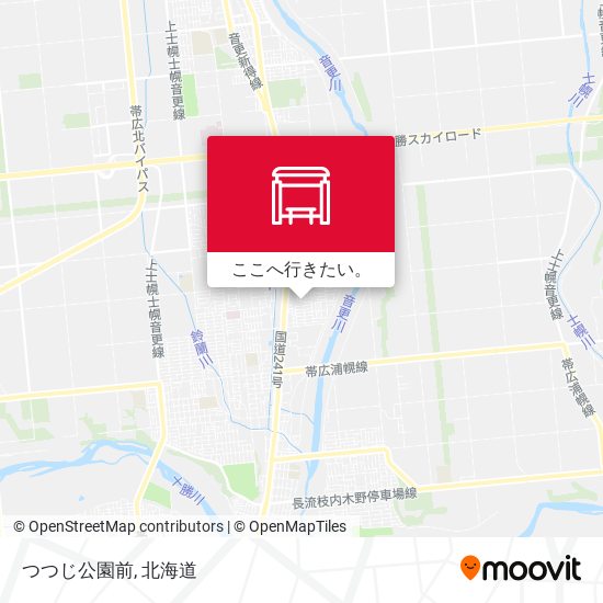 つつじ公園前地図