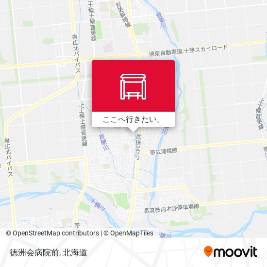 徳洲会病院前地図