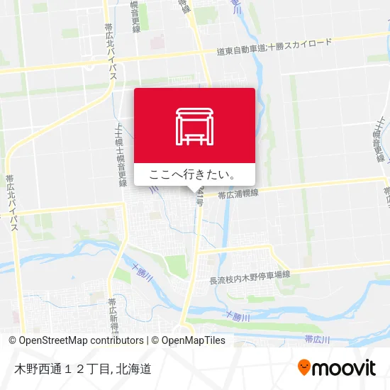 木野西通１２丁目地図