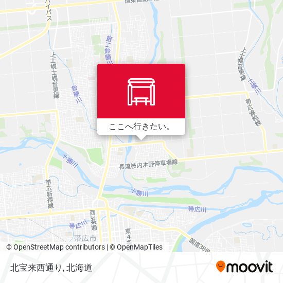 北宝来西通り地図