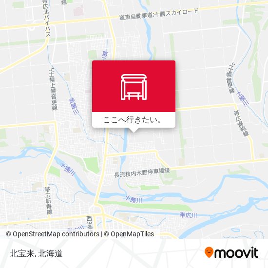 北宝来地図