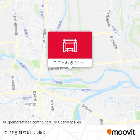 ひびき野東町地図