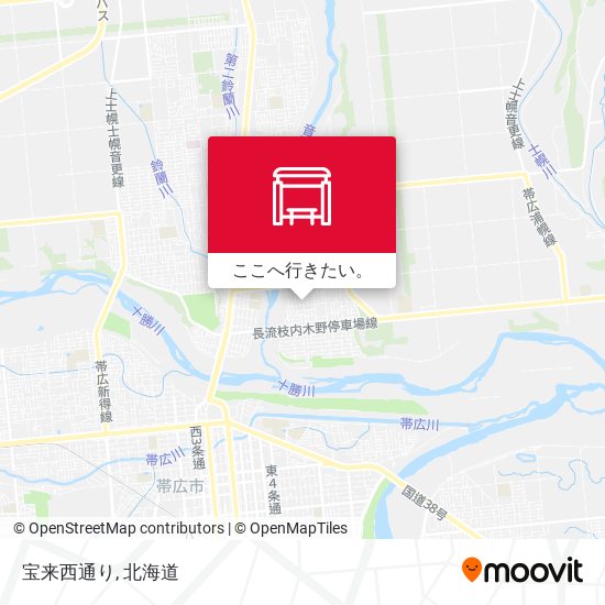 宝来西通り地図