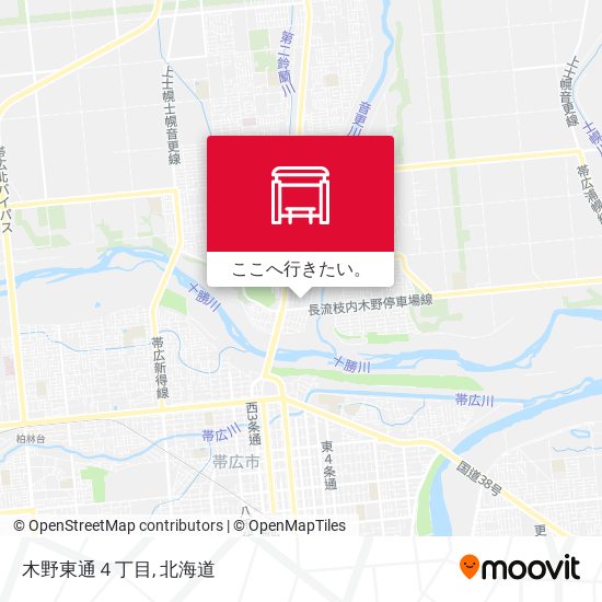 木野東通４丁目地図
