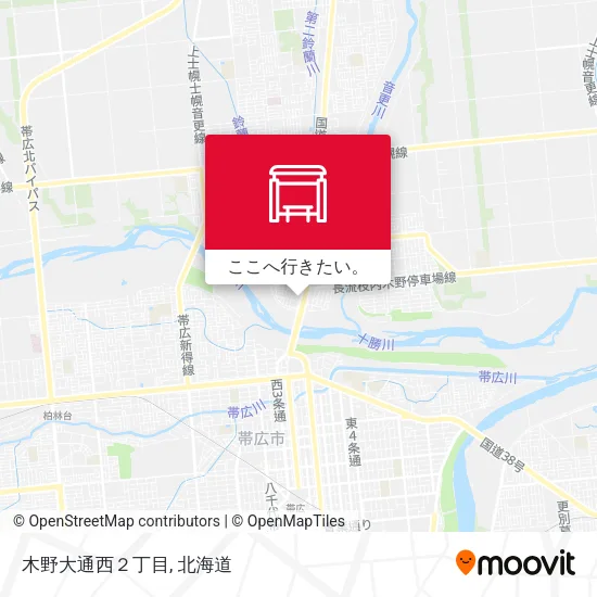 木野大通西２丁目地図