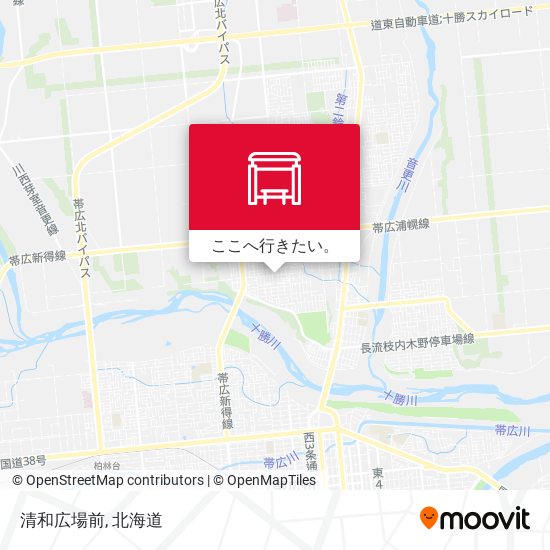 清和広場前地図