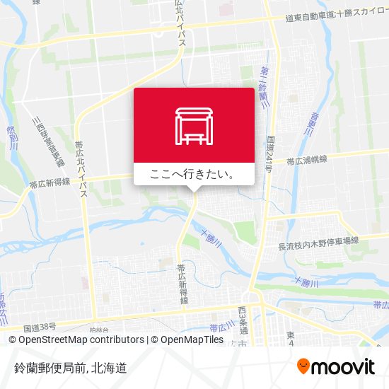 鈴蘭郵便局前地図