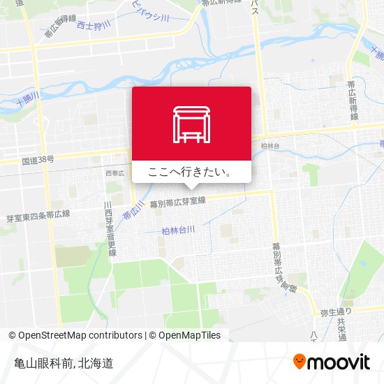 亀山眼科前地図