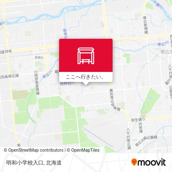 明和小学校入口地図