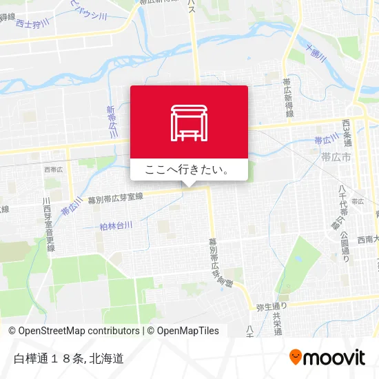 白樺通１８条地図