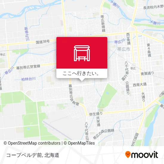 コープベルデ前地図