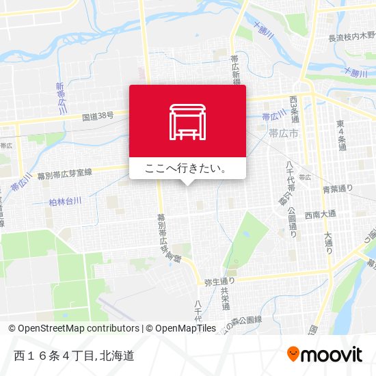 西１６条４丁目地図