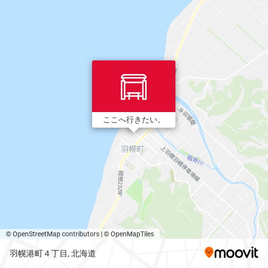 羽幌港町４丁目地図