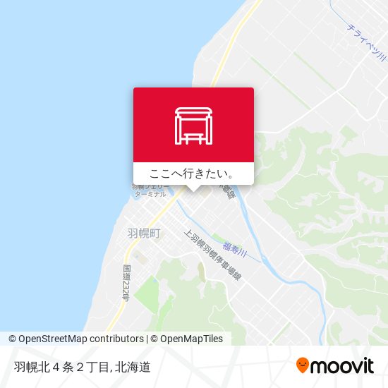 羽幌北４条２丁目地図