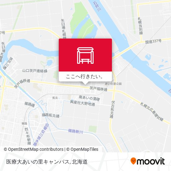 医療大あいの里キャンパス地図