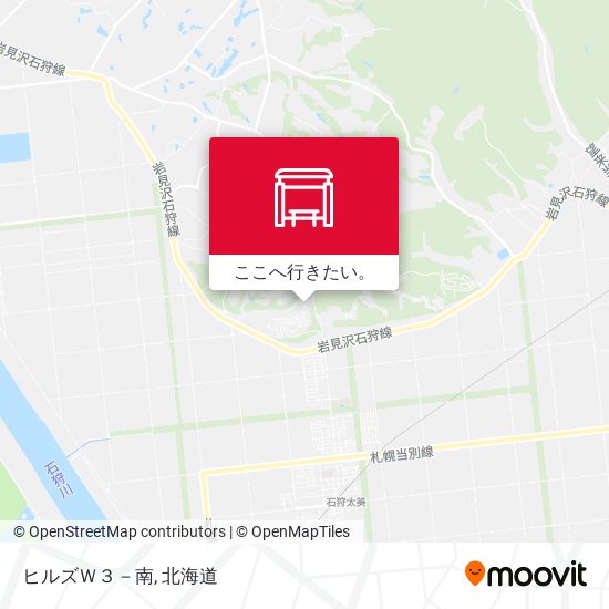 ヒルズＷ３－南地図