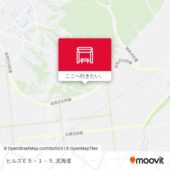 ヒルズＥ５－１－５地図
