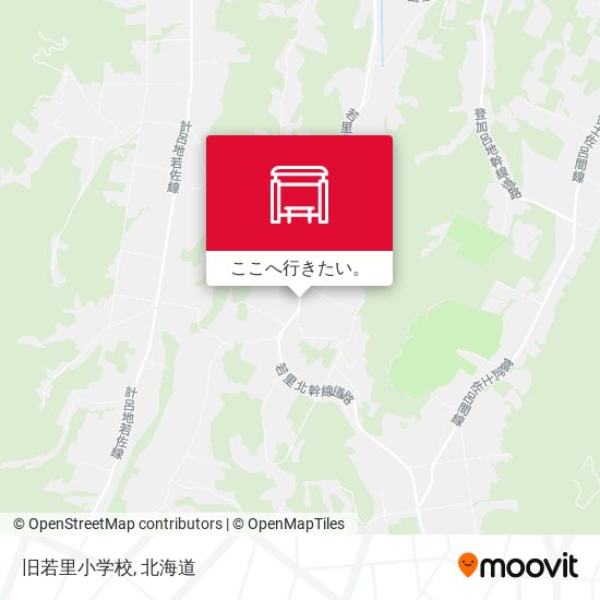 旧若里小学校地図
