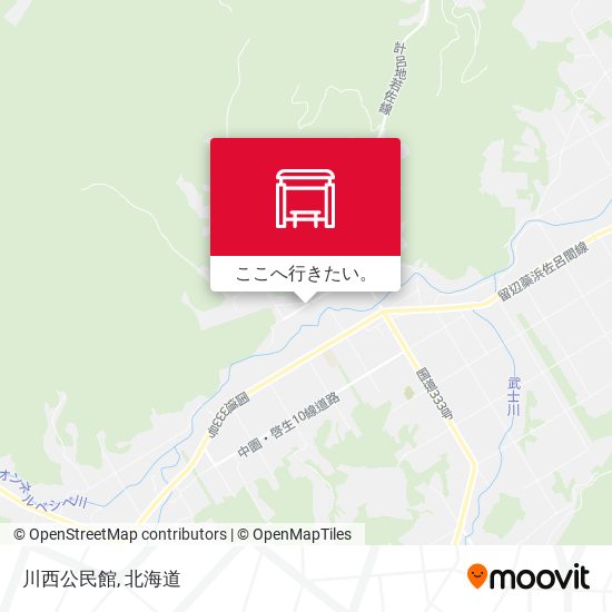 川西公民館地図