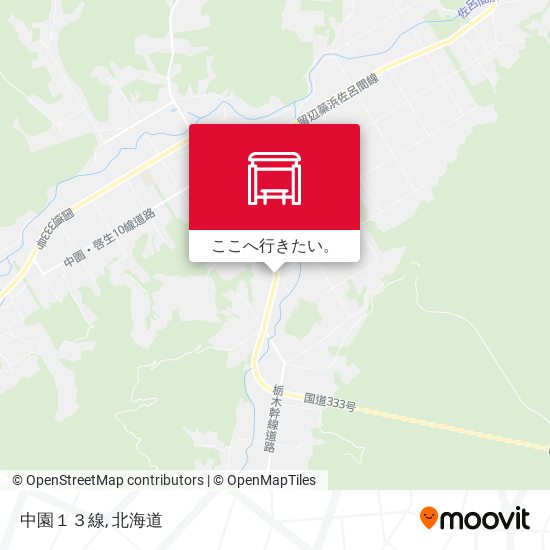 中園１３線地図