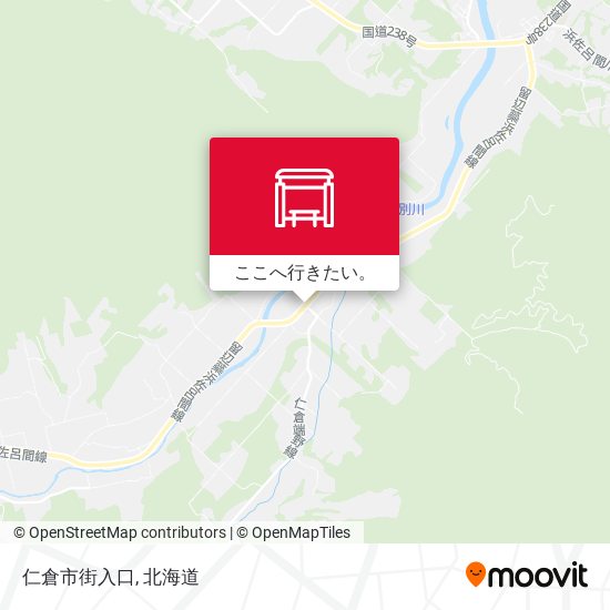 仁倉市街入口地図