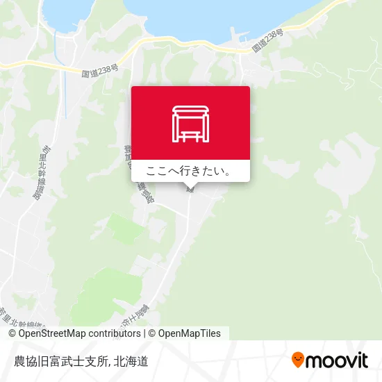 農協旧富武士支所地図
