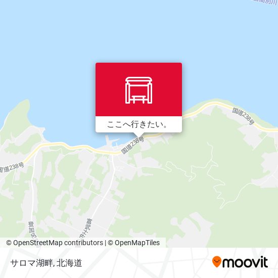 サロマ湖畔地図