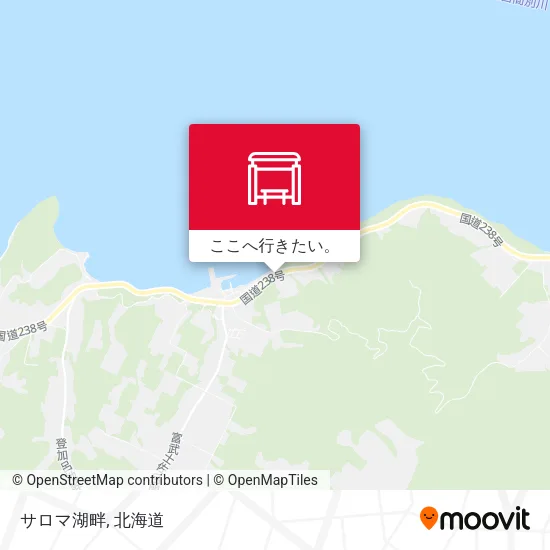 サロマ湖畔地図