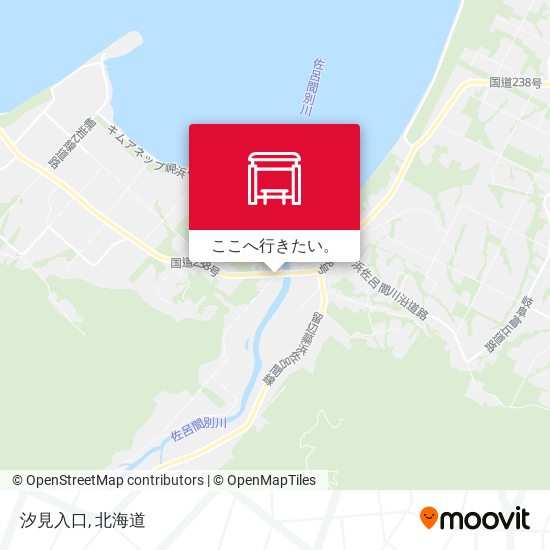 汐見入口地図
