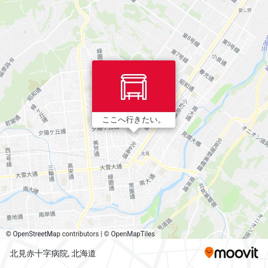 北見赤十字病院地図