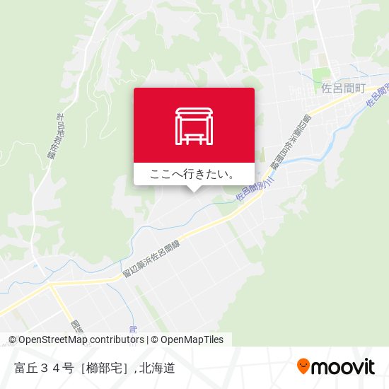 富丘３４号［櫛部宅］地図