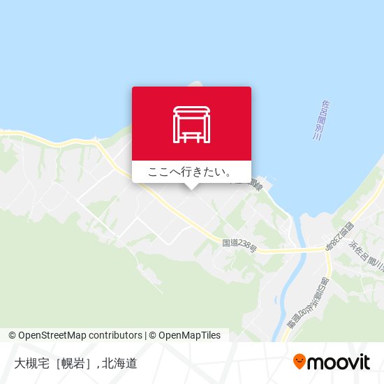大槻宅［幌岩］地図