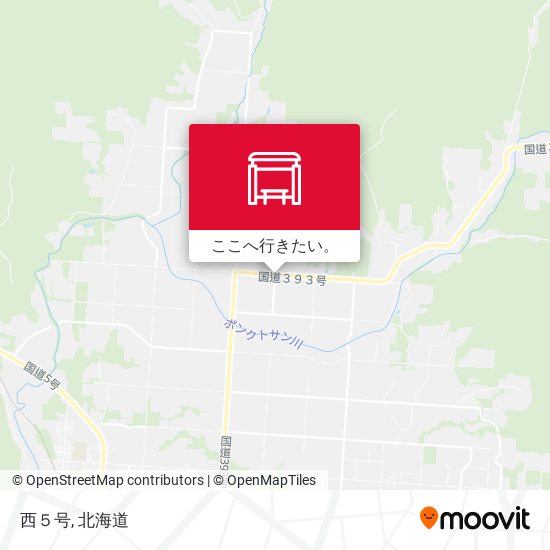 西５号地図