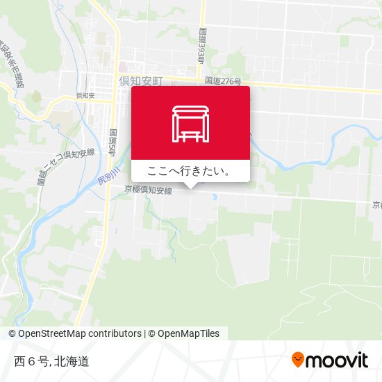 西６号地図