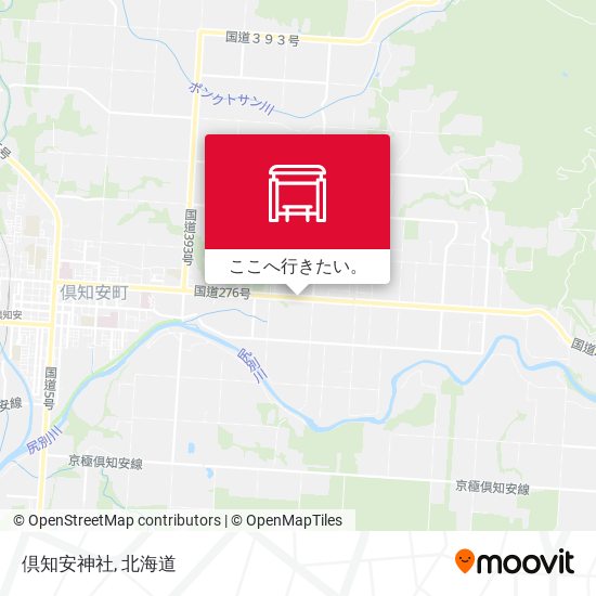 倶知安神社地図