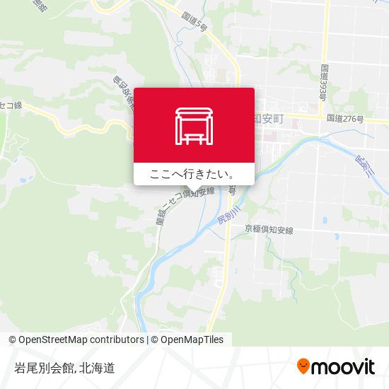 岩尾別会館地図