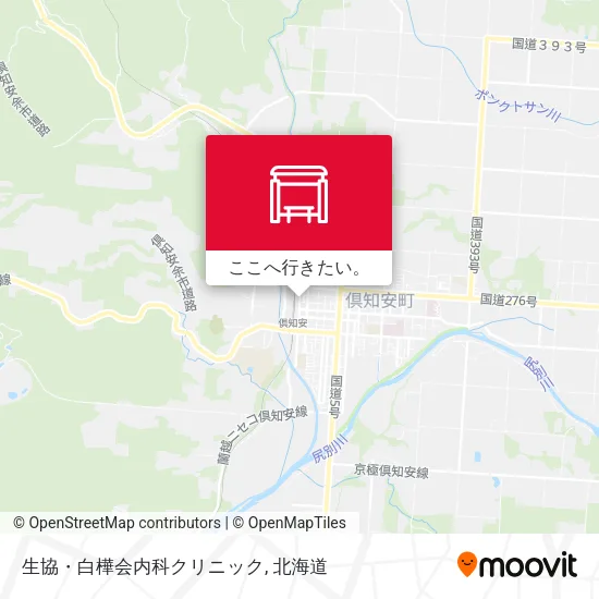 生協・白樺会内科クリニック地図