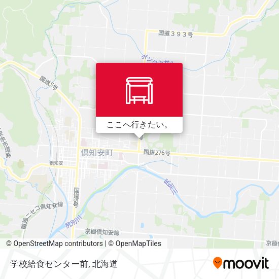 学校給食センター前地図