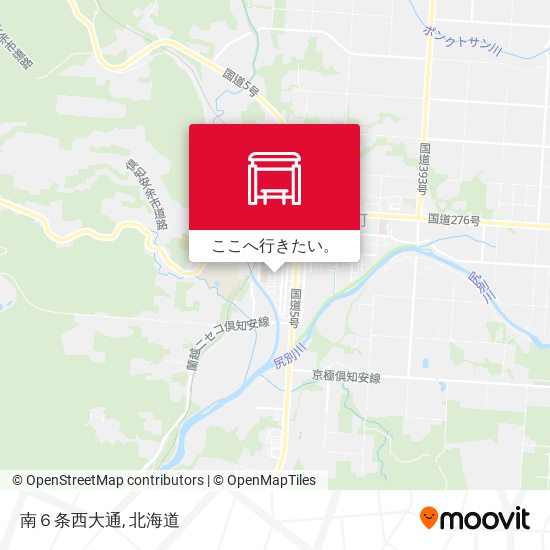 南６条西大通地図