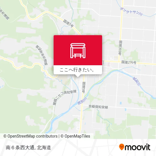 南６条西大通地図