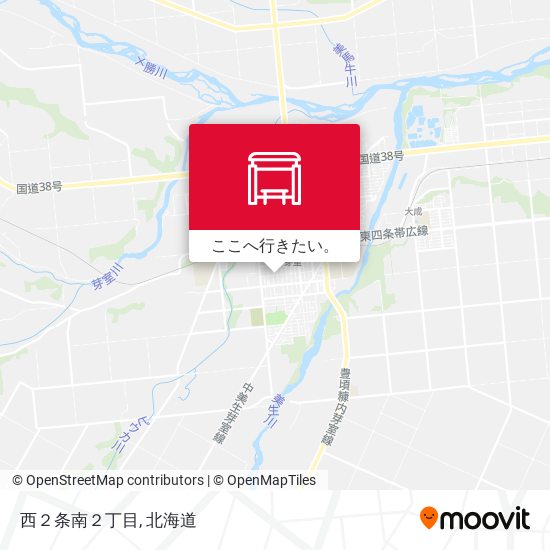 西２条南２丁目地図
