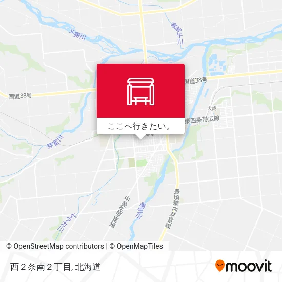 西２条南２丁目地図