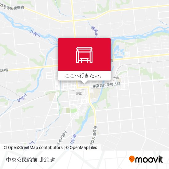 中央公民館前地図