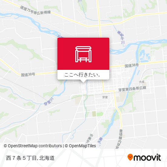 西７条５丁目地図