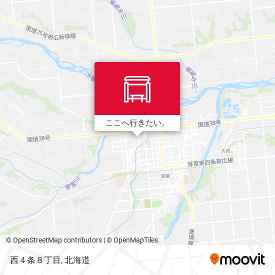 西４条８丁目地図