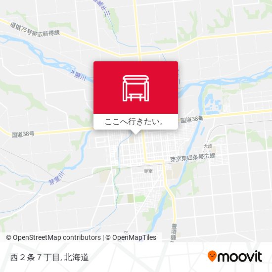 西２条７丁目地図