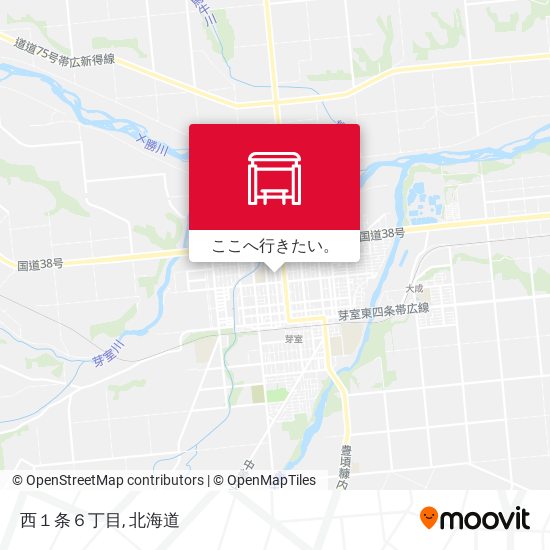 西１条６丁目地図