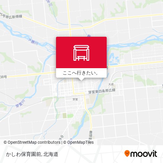 かしわ保育園前地図
