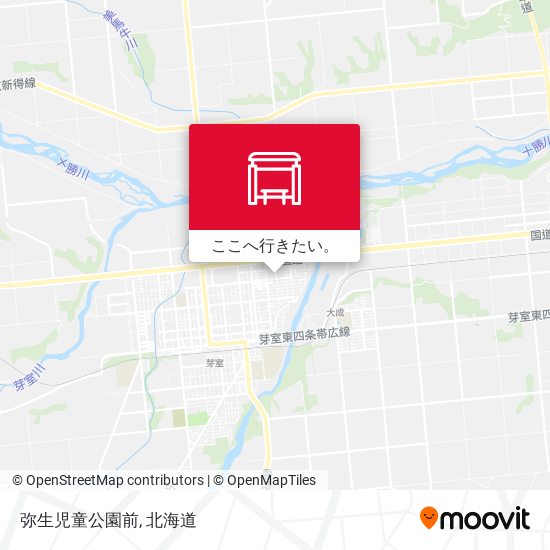 弥生児童公園前地図